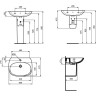 Раковина IDEAL STANDARD Tesi T352201