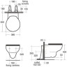 Унитаз подвесной IDEAL STANDARD Space E717401